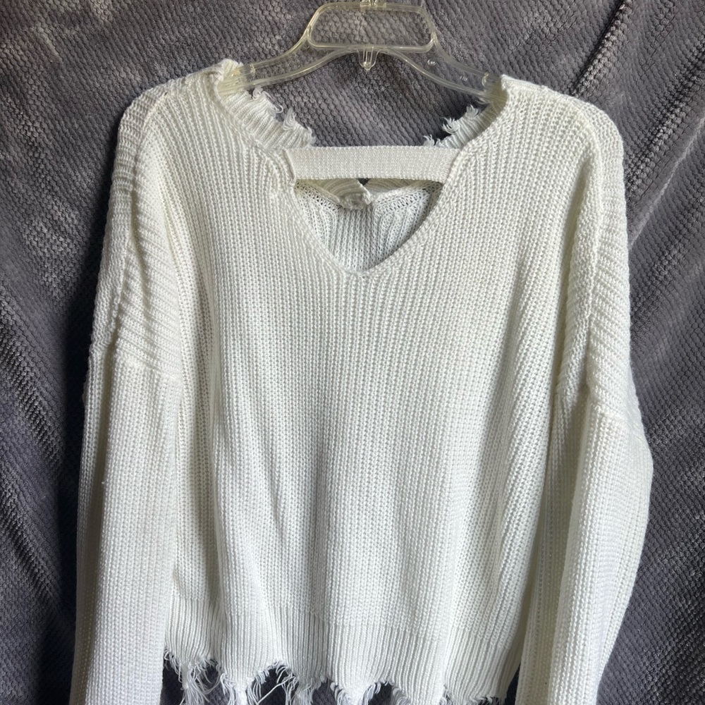 White sweater